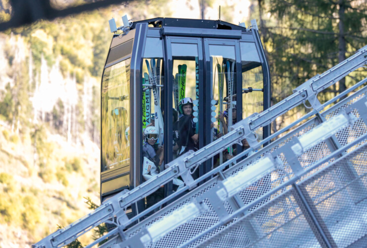Wendelin Thannheimer (GER) auf dem Weg zum Wettkampf