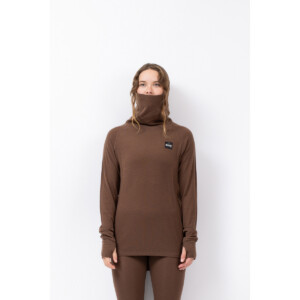 Eivy Damen Icecold Wool Gaiter Rib Longsleeve