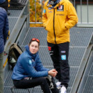 Maria Gerboth (GER), Coach Florian Aichinger (GER), (l-r)