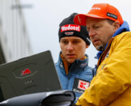 Terence Weber (GER), Coach Kai Bracht (GER), (l-r)