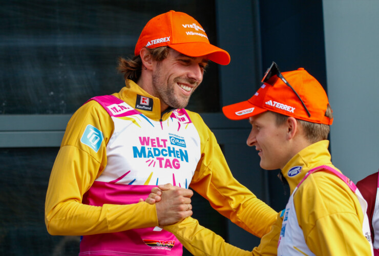 Johannes Rydzek (GER), Julian Schmid (GER), (l-r)