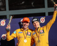 Johannes Rydzek (GER), David Mach (GER), (l-r)