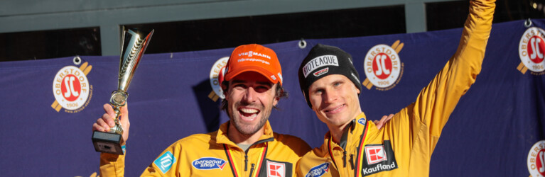 Johannes Rydzek (GER), David Mach (GER), (l-r)