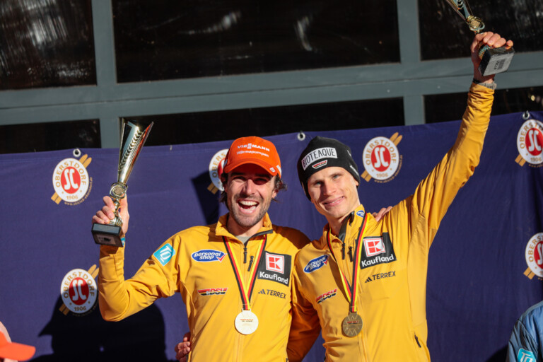 Johannes Rydzek (GER), David Mach (GER), (l-r)