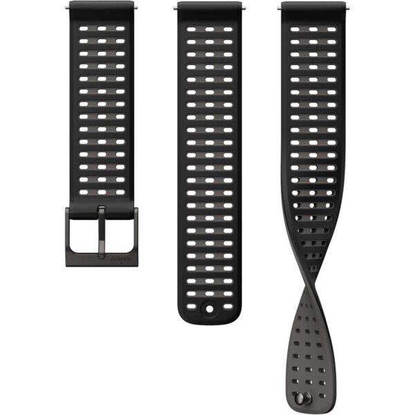 Suunto 22 mm Athletic 9 Black S+M Armband Unisex (Schwarz one size) Sportuhren