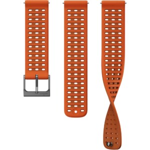 Suunto 22 mm Athletic 9 Canyon S+M Armband Unisex (Orange one size) Sportuhren