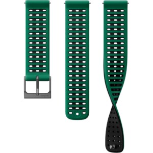 Suunto 22 mm Athletic 9 Pine Green S+M Armband Unisex (Dunkelgrün one size) Sportuhren
