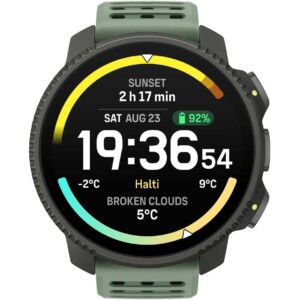 Suunto Vertical 2 Titanium Sage Green Sportuhr Unisex (Hellgrün one size) Sportuhren