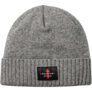 The Mountain Studio Herren Cashmere Mix Cross Logo Mütze