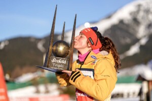 Nathalie Armbruster (GER) konnte im letzten Jahr das erste Seefeld Triple der Damen gewinnen.