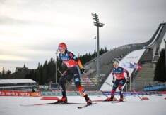 Trine Goepfert (GER) und Claudia Purker (AUT) (l-r) beim Saisonfinale im vergangenen Jahr. Auch in diesem Jahr wird das Finale in Oslo stattfinden.