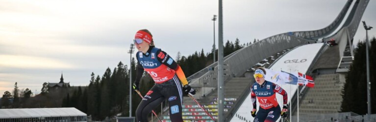 Trine Goepfert (GER) und Claudia Purker (AUT) (l-r) beim Saisonfinale im vergangenen Jahr. Auch in diesem Jahr wird das Finale in Oslo stattfinden.