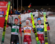 Julian Schmid (GER), Johannes Lamparter (AUT), Thomas Rettenegger (AUT), (l-r)