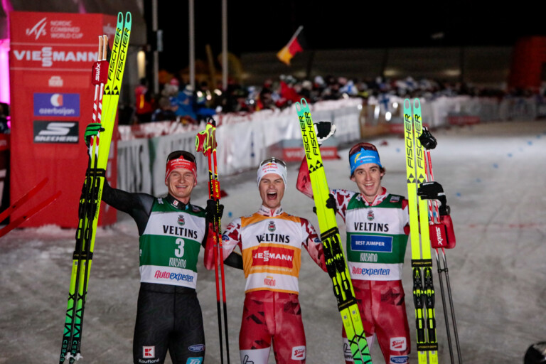 Julian Schmid (GER), Johannes Lamparter (AUT), Thomas Rettenegger (AUT), (l-r)