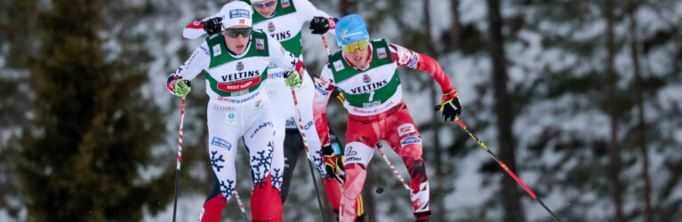 Aleksander Skoglund (NOR), Jens Luraas Oftebro (NOR), Stefan Rettenegger (AUT), (l-r)