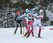 ulian Schmid (GER), Jens Luraas Oftebro (NOR), Stefan Rettenegger (AUT), Aleksander Skoglund (NOR), (l-r)