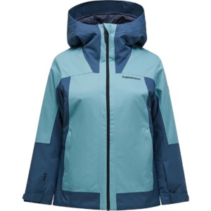 Peak Performance Rider Tech Insulated Damen Skijacke (Hellblau XS) Stirnlampen