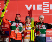 Julian Schmid (GER), Johannes Lamparter (AUT), Ilkka Herola (FIN), (l-r)