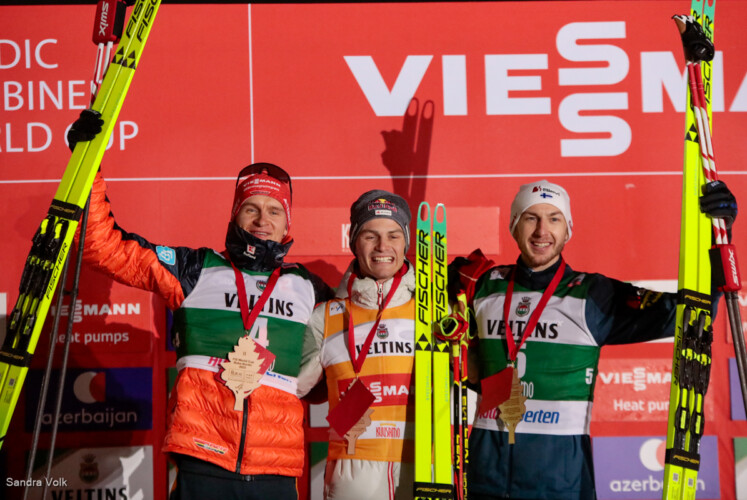 Julian Schmid (GER), Johannes Lamparter (AUT), Ilkka Herola (FIN), (l-r)