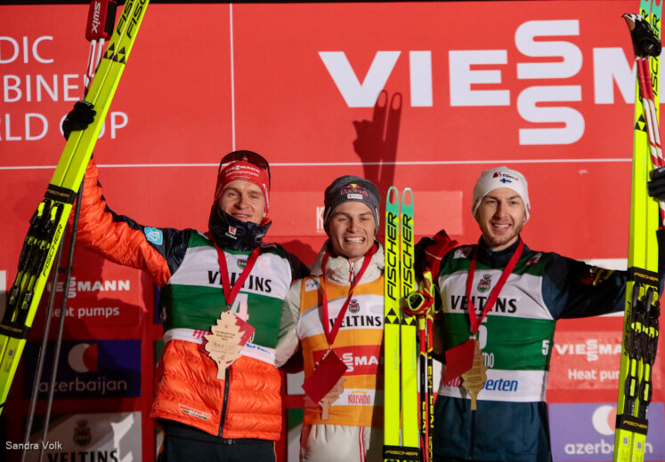 Julian Schmid (GER), Johannes Lamparter (AUT), Ilkka Herola (FIN), (l-r)