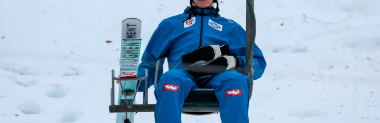 So begeistert sieht ein Kombinierer aus, der mit dem Lift nach unten fahren muss: Paul Walcher (AUT)