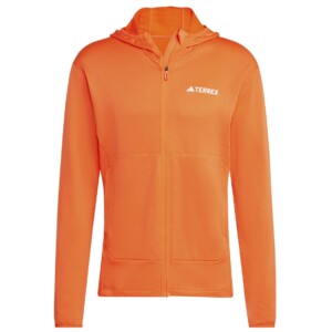adidas Terrex Xperior Light Fleece Hooded Jacke Herren (Orange XL) Wintersport