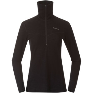Bergans Damen Inner:Dual Merino Half Zip Longsleeve