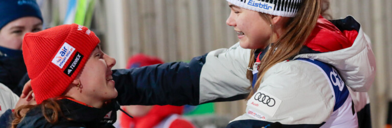 Jenny Nowak (GER), Katharina Gruber (AUT), (l-r)
