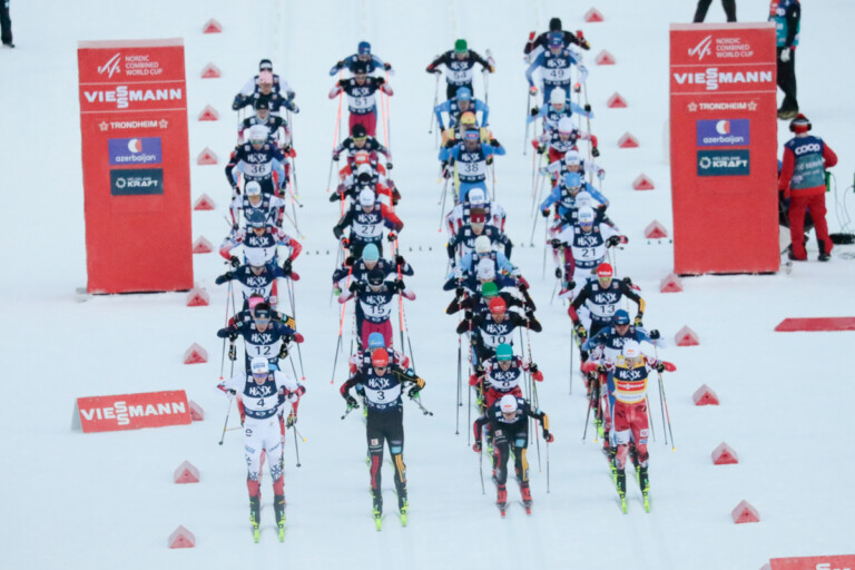 Jens Luraas Oftebro (NOR), Julian Schmid (GER), Vinzenz Geiger (GER), Johannes Lamparter (AUT), (l-r)