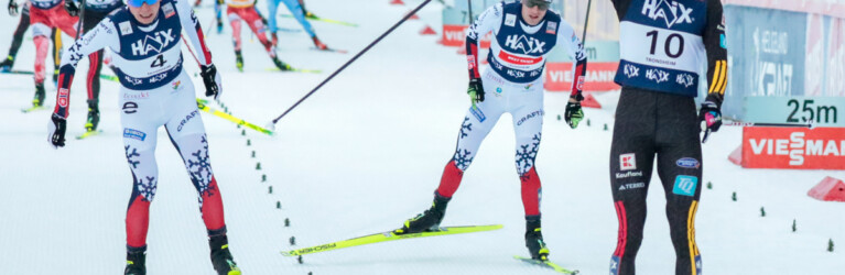 Jens Luraas Oftebro (NOR), Johannes Rydzek (GER), (l-r)