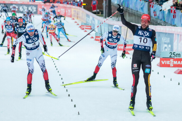 Jens Luraas Oftebro (NOR), Johannes Rydzek (GER), (l-r)