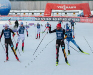 Vinzenz Geiger (GER), Jens Luraas Oftebro (NOR), Johannes Rydzek (GER), Eero Hirvonen (FIN), (l-r)