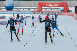 Vinzenz Geiger (GER), Jens Luraas Oftebro (NOR), Johannes Rydzek (GER), Eero Hirvonen (FIN), (l-r)