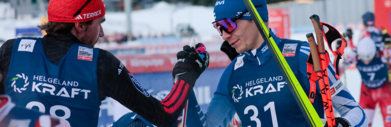 Johannes Rydzek (GER), Eero Hirvonen (FIN), (l-r)