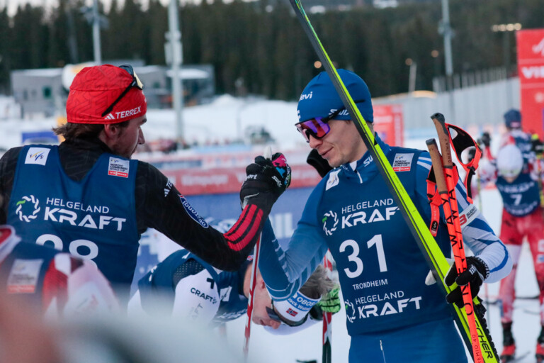 Johannes Rydzek (GER), Eero Hirvonen (FIN), (l-r)