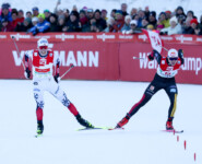 Jens Luraas Oftebro (NOR), Vinzenz Geiger (GER), (l-r)
