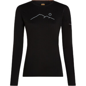 Icebreaker Damen Merino 200 Oasis Rainer Ridge Longsleeve