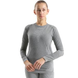 UYN Damen Langarm Shirt EVOLUTYON BIOTECH grey melange