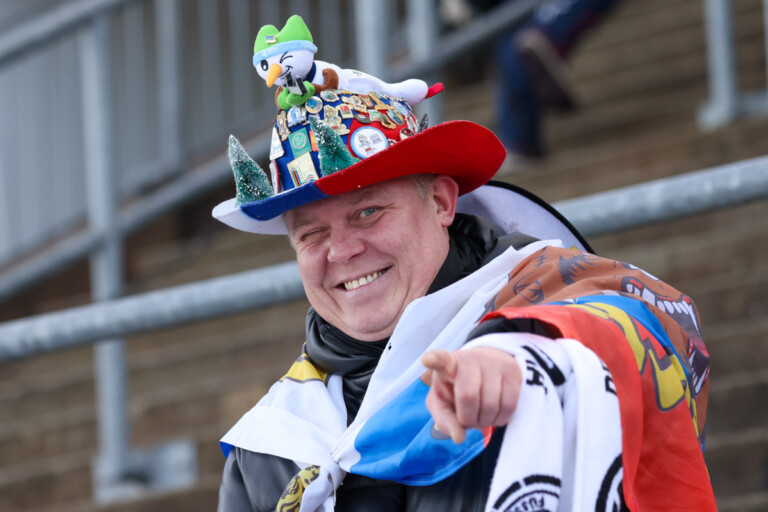 Wintersport-Fan in Oberhof