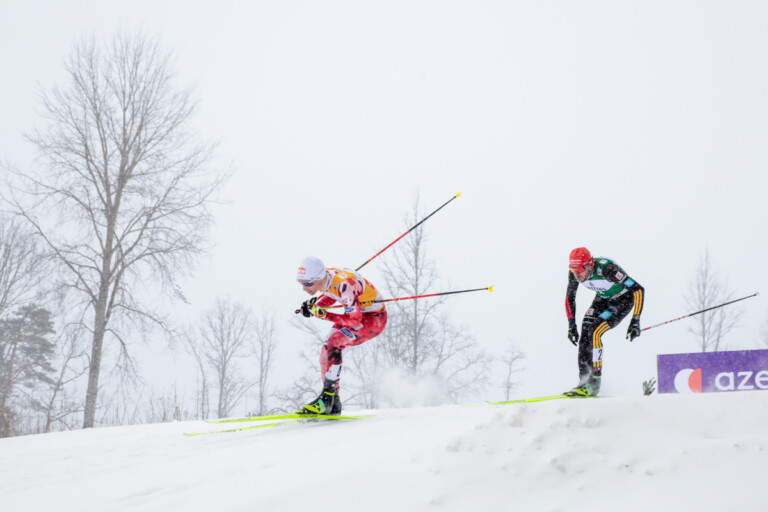 Johannes Lamparter (AUT), Johannes Rydzek (GER), (l-r)