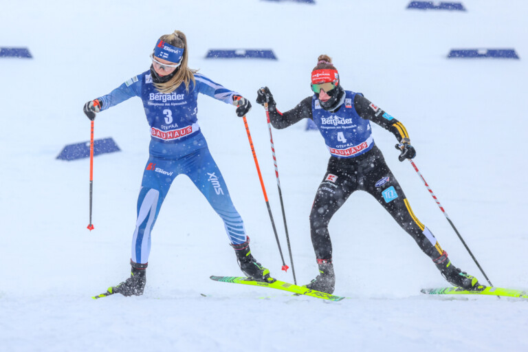Minja Korhonen (FIN), Jenny Nowak (GER), (l-r)