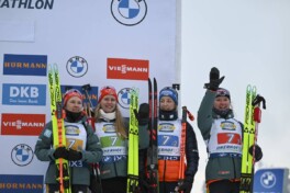 Biathlon Weltcup: Deutsche Damenstaffel holt Bronze in Oberhof - Frankreichs Damen feiern Sieg