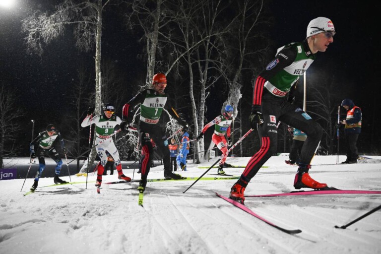 Einar Luraas Oftebro (NOR), Johannes Rydzek (GER), Vinzenz Geiger (GER), (l-r)