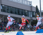Jens Luraas Oftebro (NOR), Johannes Lamparter (AUT), Einar Luraas Oftebro (NOR), (l-r)