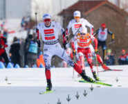 Jens Luraas Oftebro (NOR), Johannes Lamparter (AUT), Einar Luraas Oftebro (NOR), (l-r)