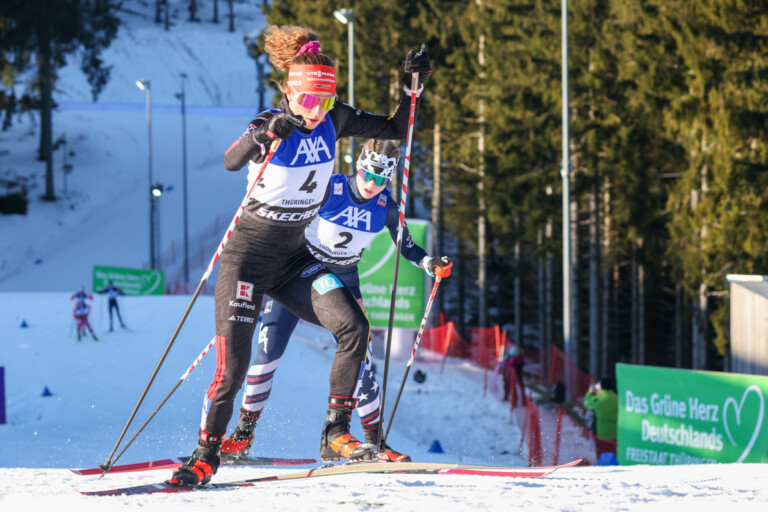 Nathalie Armb­ruster (GER), Alexa Brabec (USA), (l-r)