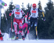 Martin Fritz (AUT), Johannes Rydzek (GER), (l-r)