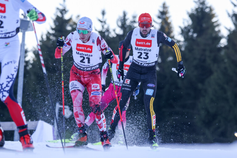 Martin Fritz (AUT), Johannes Rydzek (GER), (l-r)