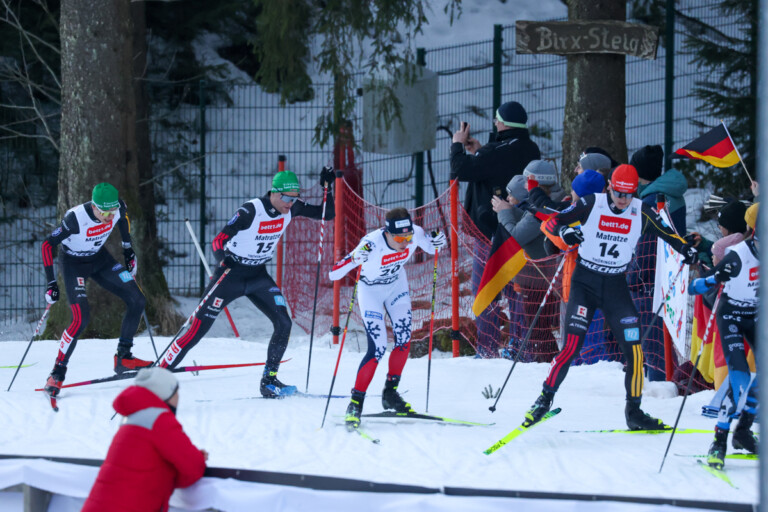 Niklas Malacinski (USA), Simon Mach (GER), Wendelin Thannheimer (GER), Espen Andersen (NOR), Julian Schmid (GER), (l-r)