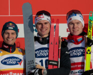 Johannes Lamparter (AUT), Vinzenz Geiger (GER), Jens Luraas Oftebro (NOR), (l-r)